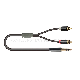 RCA Audio Cable 2RCA Jack to 6.35mm Stereo Plug (FYC17)