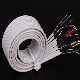 Medical Biocompatible TPU Flat Ribbon Cable Shielded Tinned Copper/Tinsel Cable ECG Cable 2 to 13 Parallel Wire Optional