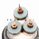 10kv Mv Underground Three Core Copper Conductor XLPE Insulated and PVC Sheathed Power Cable