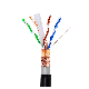  1000MHz SFTP CAT6 Network Cable Fast Speed AWG23 Communicate Cable for Security CCTV System