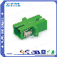 Adaptor SC SM Simplex Fiber Optic Green