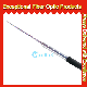  Flat FTTH Drop Fiber Optic Cable Central Loose Tube, with FRP Strength