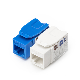 Factory Price Network 8p8c UTP 90 Degree RJ45 Jack Connector Modularsocket Cat5e CAT6 CAT6A Keystone Jack