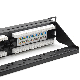  Popular Networking Cat. 6A UTP Modular Patch Panel 24 Port with Back Bar