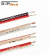 Professional OFC Bare Copper Transparent Speaker Cable Red&Black Flexible Cable Speaker Wire manufacturer