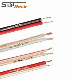 Professional OFC Bare Copper Transparent Speaker Cable Red&Black Flexible Cable Speaker Wire