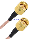 50ohm Low Loss High Frequency Coaxial Cable Rg400 with Sc Double Shielded PTFE Insulation FEP Jacket for Communication manufacturer