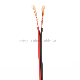 Electric/Electrical Transparent Red/Black White Sheath CCA Conductor Parallel-Twin Wire Spt Cable