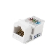  Seto RJ45 Connector Tool-Free White Color Keystone Jack Cat5e RJ45