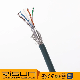 S/FTP CAT6 PE Outdoor 0.56mm100%Cu 40%Al Shielded Twisted Pair Installation LAN Cable Black