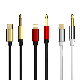 New Lightning to 3.5mm High Transmission Anti-Noise Aux Interface Aluminum Alloy Headphone Car Speaker Audio Cable