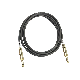 Electrical Wire Guitar Control Cable with 6.35 Ts Gold Plated Plug