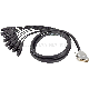 Audio Snake Cable with 8 XLR Female To25 Pin D-SUB Plug