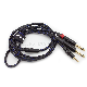  RoHS Approved Audio Interconnect Cable with 3.5mm Stereo Plug to 2X6.35mm Ts Plug (FYC04)