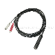 RCA AV Cable with Audio Connector 6.35 Stereo Female to 2 X RCA Plug (FAC11)