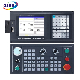  2 Axis CNC Lathe Controller with Electric Turret and Binary Code Turret for CNC Lathe Control Kit Servo Motor and Driver