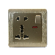 MID East Type 5 Pin Mf Switched Socket with Neon (C20-027)