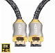 High Quality Zinc Alloy Gold Plated 48gbps 8K HDMI Cable