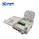  FTTH 4 Core Plastic Fiber Access Terminal Box Outdoor 4 Ports Waterproof Fiber Junction Box