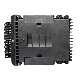  Hot Selling FTTH 48/96/144 Cores PC+ABS Black Fiber Optic Terminal Distribution Box
