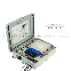 Outdoor PP Plastic 8 Core Small FTTH Access Fiber Optic Terminal Box with 1X8 PLC Splitter manufacturer