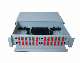  2u ODF Box Rack Mount 48 Core Fiber Optic Patch Panel Cable Distribution Box ODF-RS48