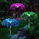  Jellyfish Lamp Color Changing Solar LED Outdoor Jellyfish Fiber Optic Garden Floor Lawn Pathway Street Lighting Dé Cor Wyz20504