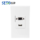 Seto Popular Wall Panel Outlet with VGA Connector and USB Adapter in Face Plate