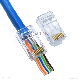 Pass Through Ez CAT6 Plug RJ45 Connector for Network Cable manufacturer