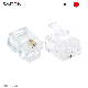 Gold Plated Telephone Plug UTP Type 6p2c Connector Rj11 Modular Plug manufacturer