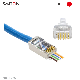 Ez Shielded CAT6 Pass Through Connector FTP Ethernet Network Cables Plug manufacturer