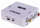 HD Mi to AV RCA Cvsb L/R Video to HDTV Scaler Adapter Converter Box