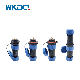  Wk21 Square Threaded Plug&Socket Connector Inline Mount Wire Cable Coupler Aviation Plug Waterproof Connector