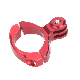 CNC Milling Red Anodized Aluminum Pipe Clamp OEM Service