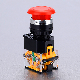  La165-B8-11m Large Red Mushroom Head Return Momentary 1no1nc Big Plastic Push Button Switch