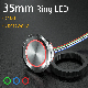  Micro Travel Stainless Steel 35mm Switch Ring Metal Push Button Start Stop Electrical Equipment