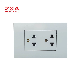 KD6208 KD Series White Z&A ZA Electric Wall Socket