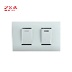  Ah2201.3W Ah Series White Z&a Za Electric Italy Standard 3 Way Double Switch