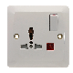  1 Gang 13A Multi Function Switched Socket with Neon Electrical Socket Table Socket