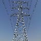  Transmission Line Tower with Galvanization Lattice Tubular Steel Tower