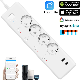  Extension EU Smart Plug WiFi Power Strip Fast Charge Power Metering Smart Plug WiFi Socket