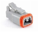  Plug At06-2s-Ke02gry 2-Way Plug Female Connector with Strain Relief Endcap Auto Connector