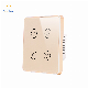 Tuya EU Standard Remote Control Touch Light Switch 1/2/3/4 Gang Glass Panel with Colorful Frame manufacturer