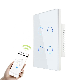 Customization WiFi Smart Home Touch Switch Remote Control 1-4 Gang Tuya APP Wall Light Switch