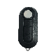  2012-2017 FIAT 500 Dodge RAM Promaster City 3-Button Flip Key Ltqf12am433tx