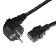 0.75mm Wholesale Europe Standard Power Cable EU Plug 3 Pin to IEC C19 AC Power Cord