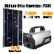 Mobile Solar Kit 140000mAh 518wh Lithium Battery Backup Power Station UPS Function