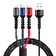 One to Three Data Cable 6A Fast Charging Cable Suitable for Huawei 66W Four in One Intelligent Flash Charging Super Fast Chargin