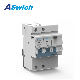 AC DIN Rail Mounting Earth Leakage Circuit Breaker 2p 3p 4p