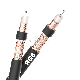 CCA Cu Rg59 RG6 Coaxial RF 4mm 1/2 Inch RF Coaxial Cable manufacturer